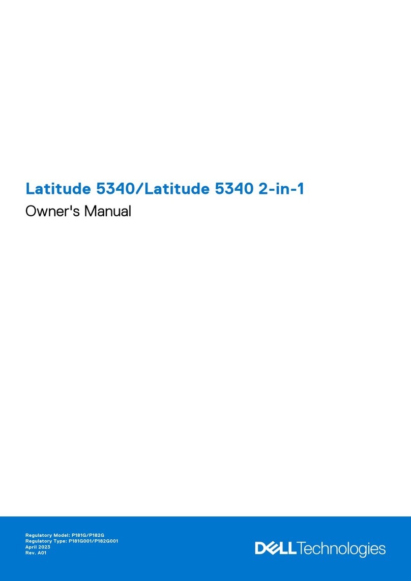Dell P181G001 owner's manual