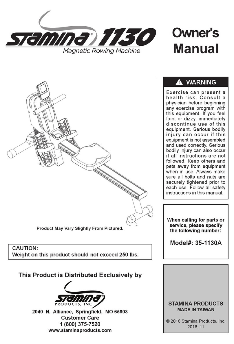 Stamina 1130 User manual