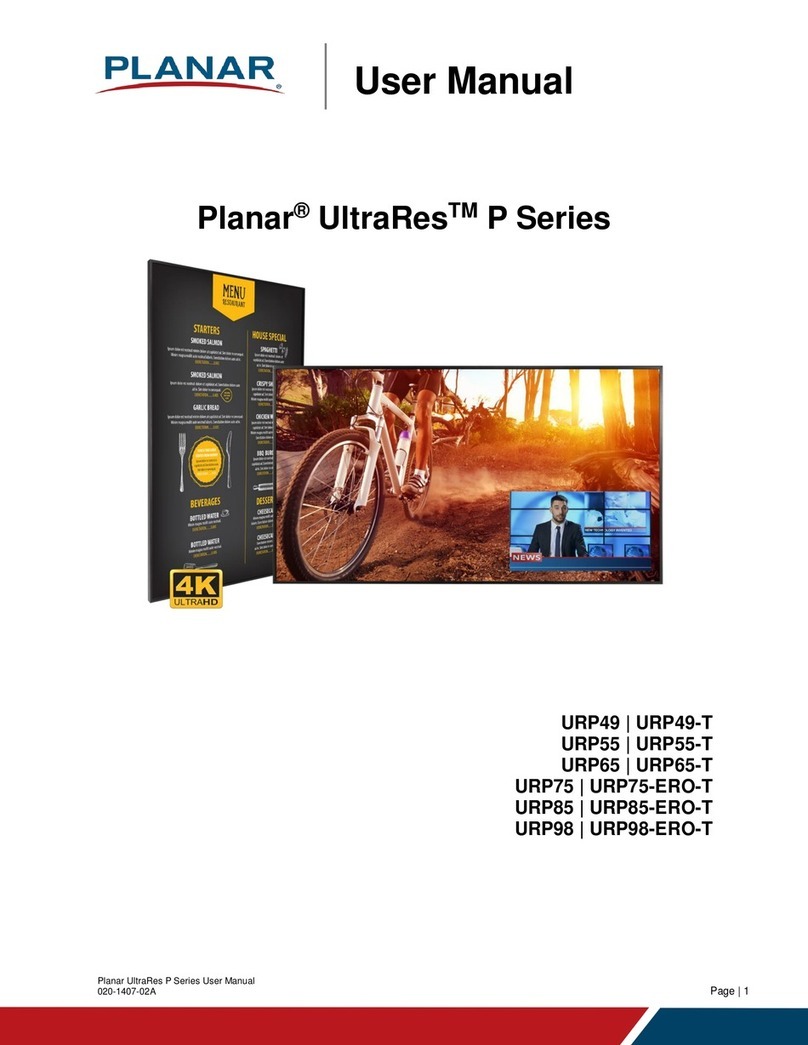 Planar UltraRes URP49 User manual