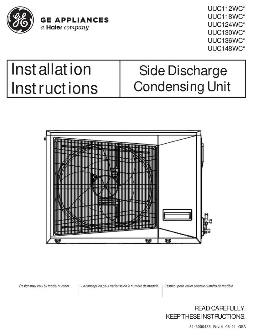 Haier GE UUC112WC Series User manual Haier GE UUC112WC Series User manual
