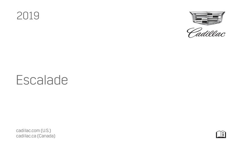 Cadillac Escalade 2019 User manual