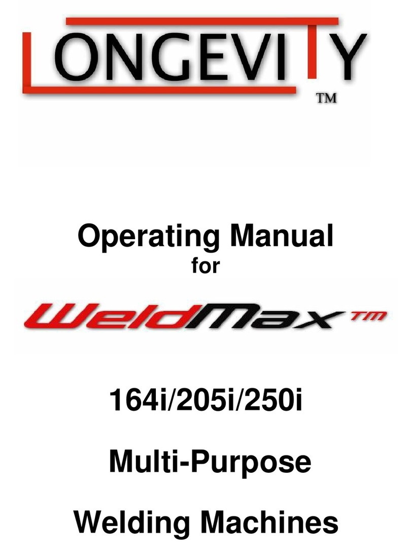 Longevity WeldMax 164i User manual Longevity WeldMax 164i User manual