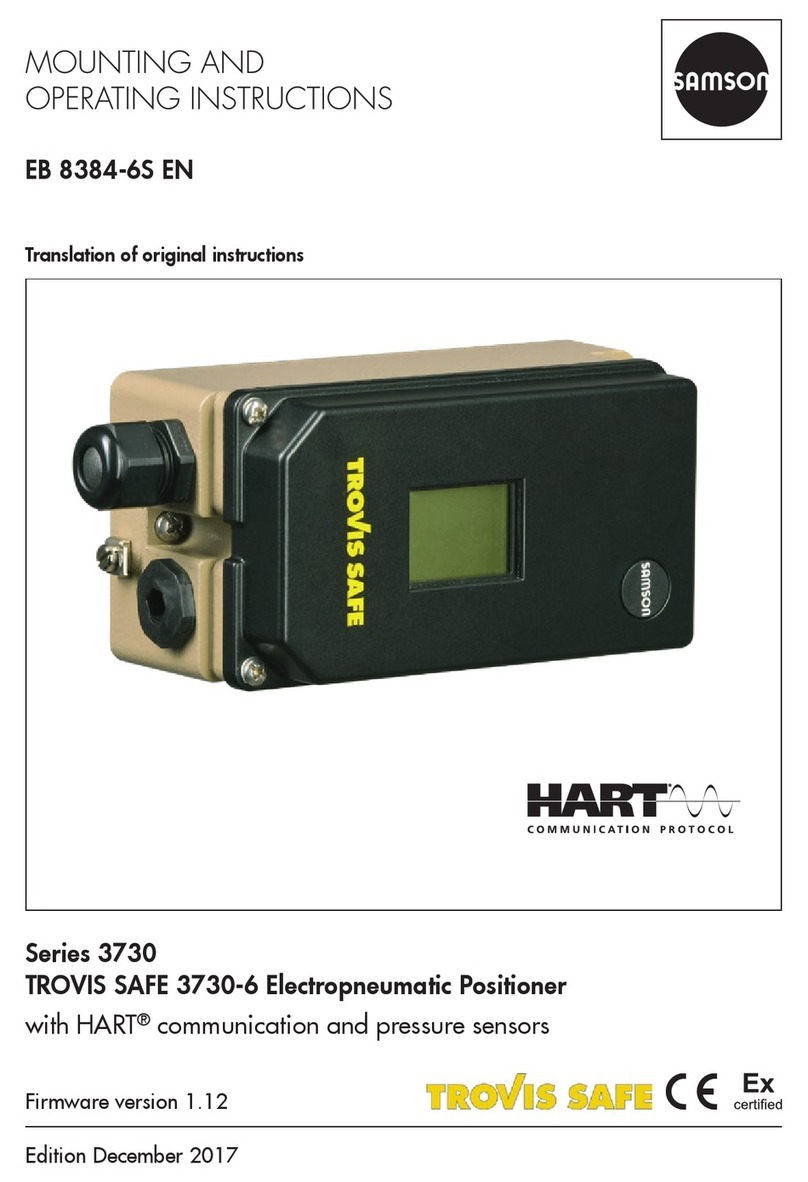 Samson TROVIS SAFE 3730-6 Service manual Samson TROVIS SAFE 3730-6 Service manual