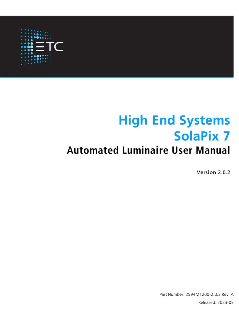 ETC High End Systems SolaPix 7 user manual