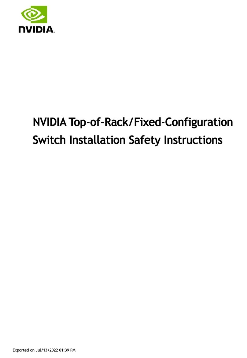 Nvidia QM87 Series Assembly Installation Safety Instructions Nvidia QM87 Series Assembly Installation Safety Instructions