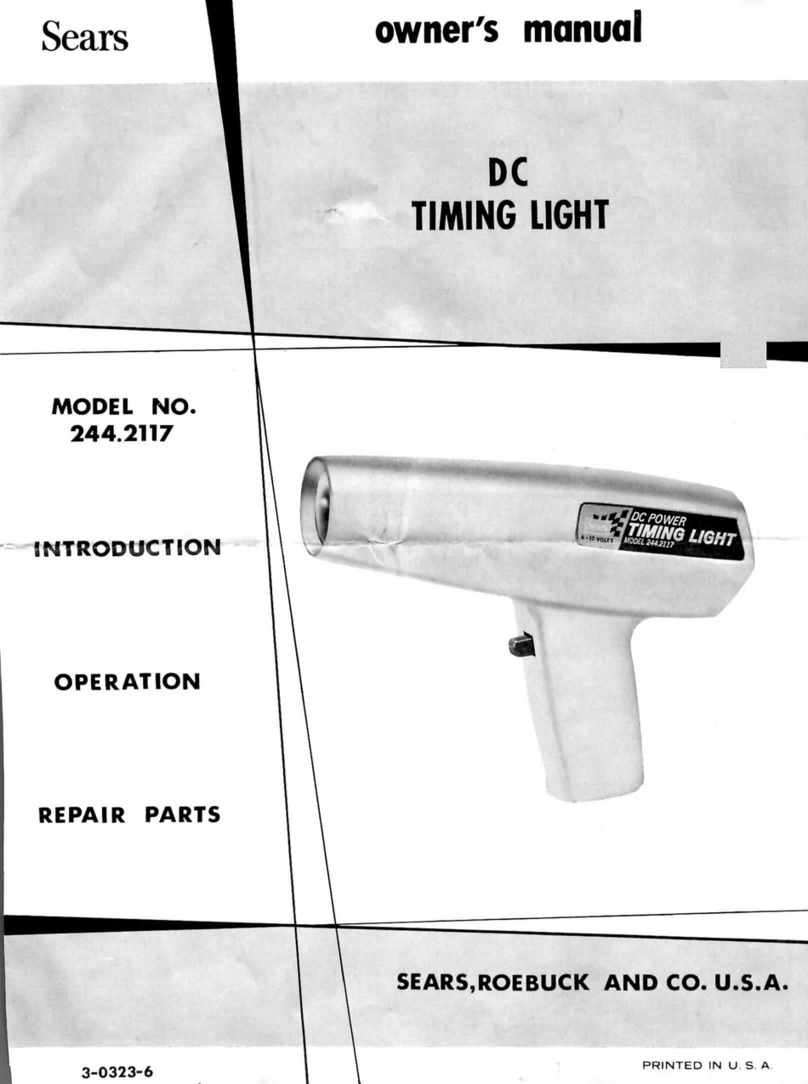 Sears 244.2117 owner's manual