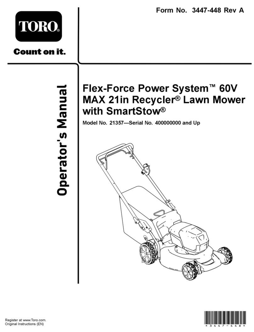 Toro 21357 User manual