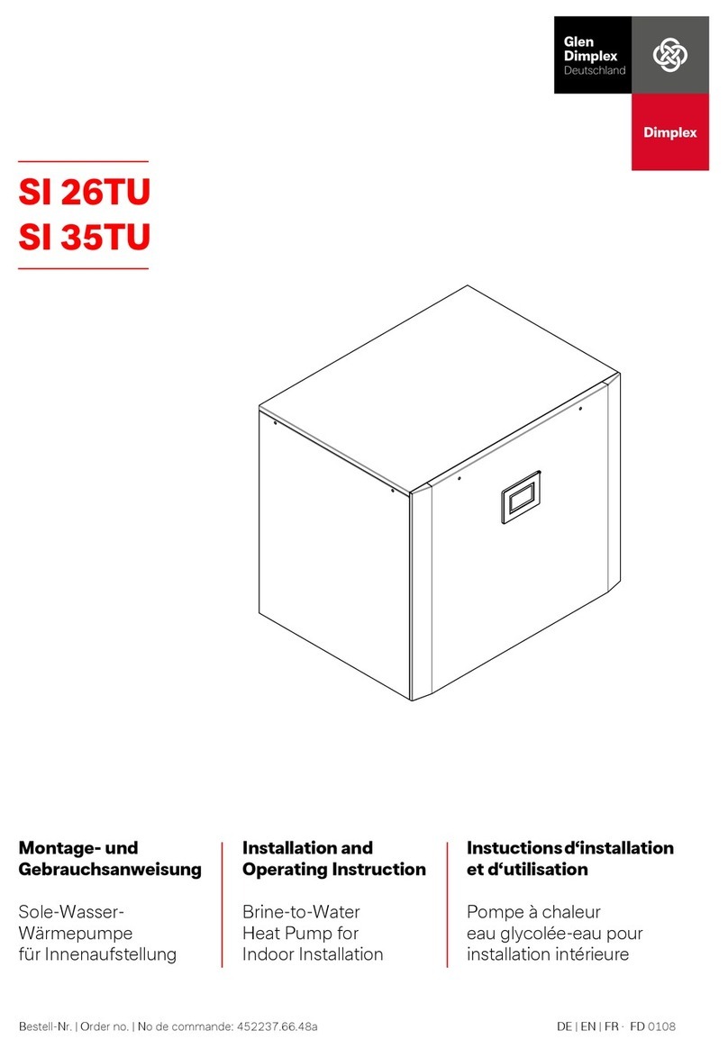 Dimplex SI 35TU Installation and operating instruction