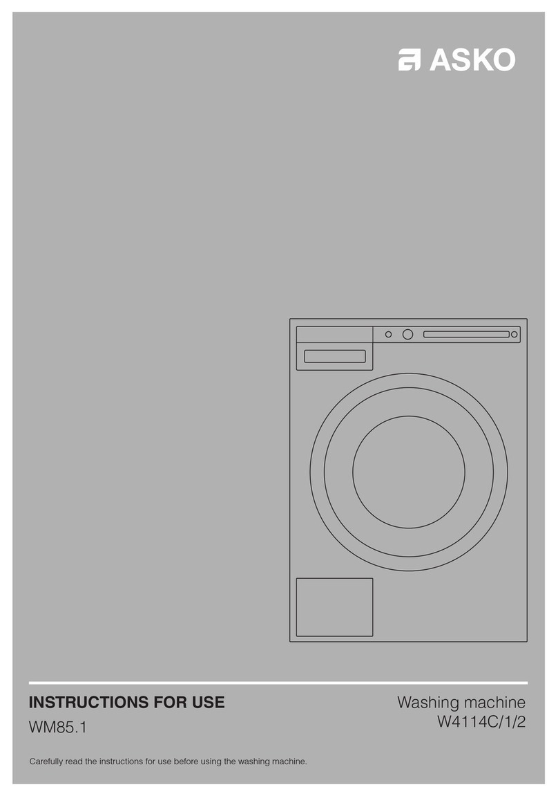 Asko W4114C/1/2 User manual
