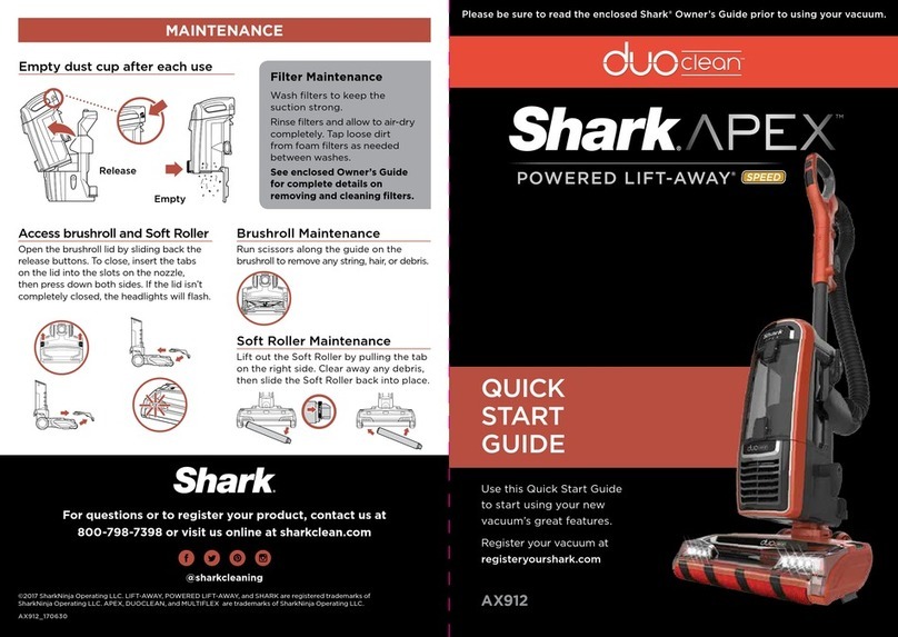 Shark APEX duo clean AX912 User manual