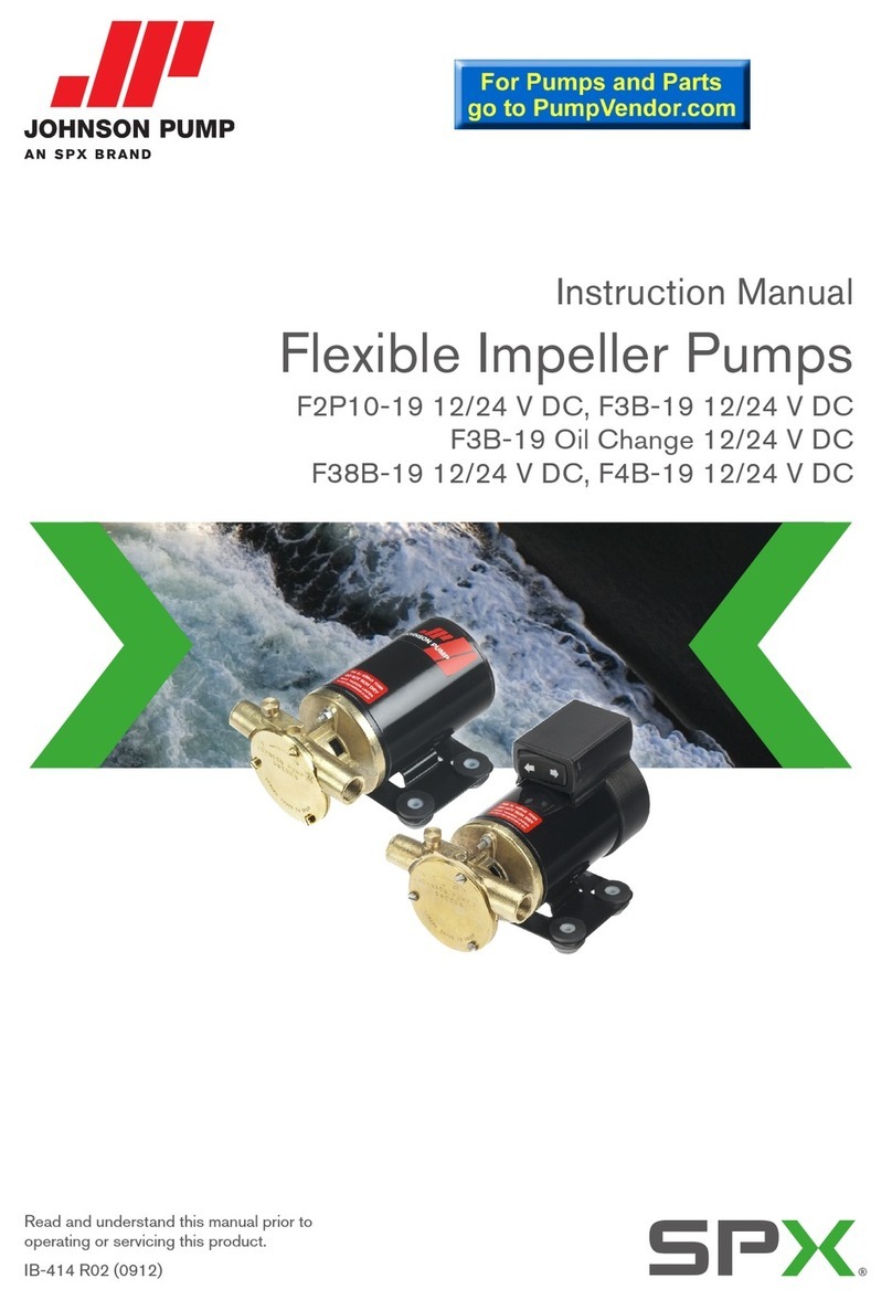 SPX Johnson Pump F2P10-19 1/2 slang 12 V User manual