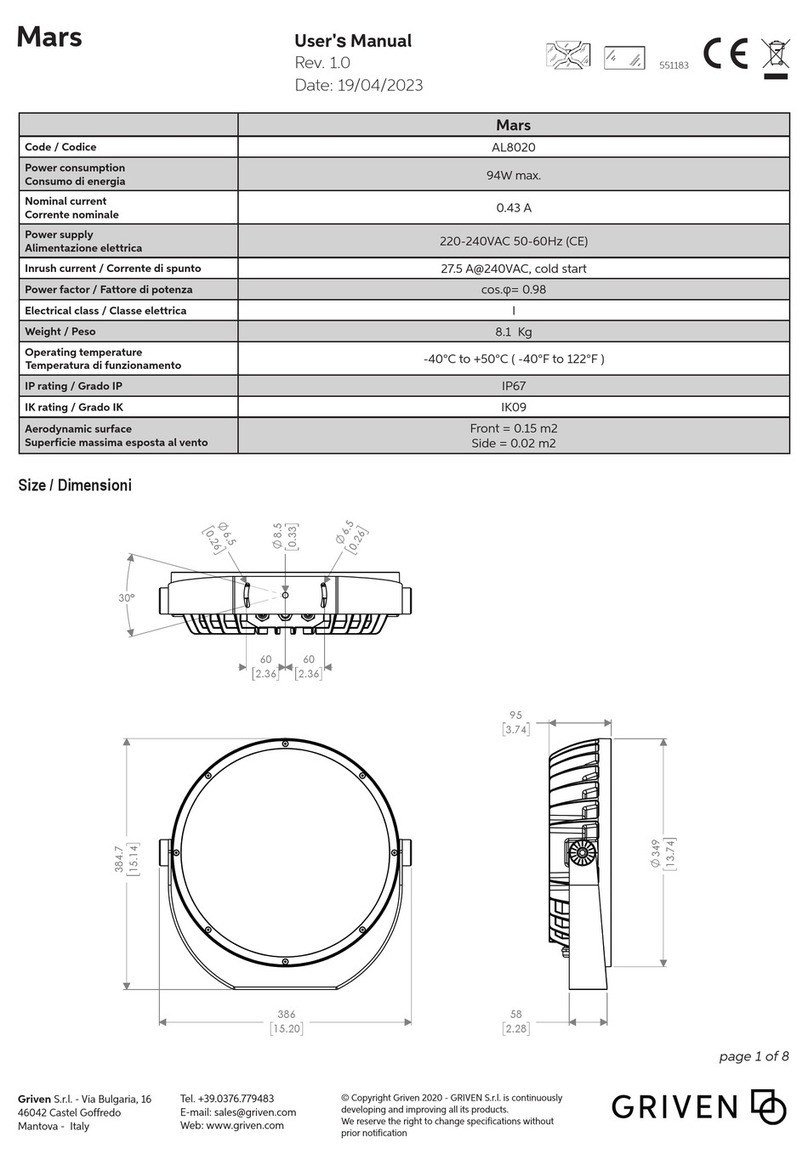 Griven Mars User manual Griven Mars User manual