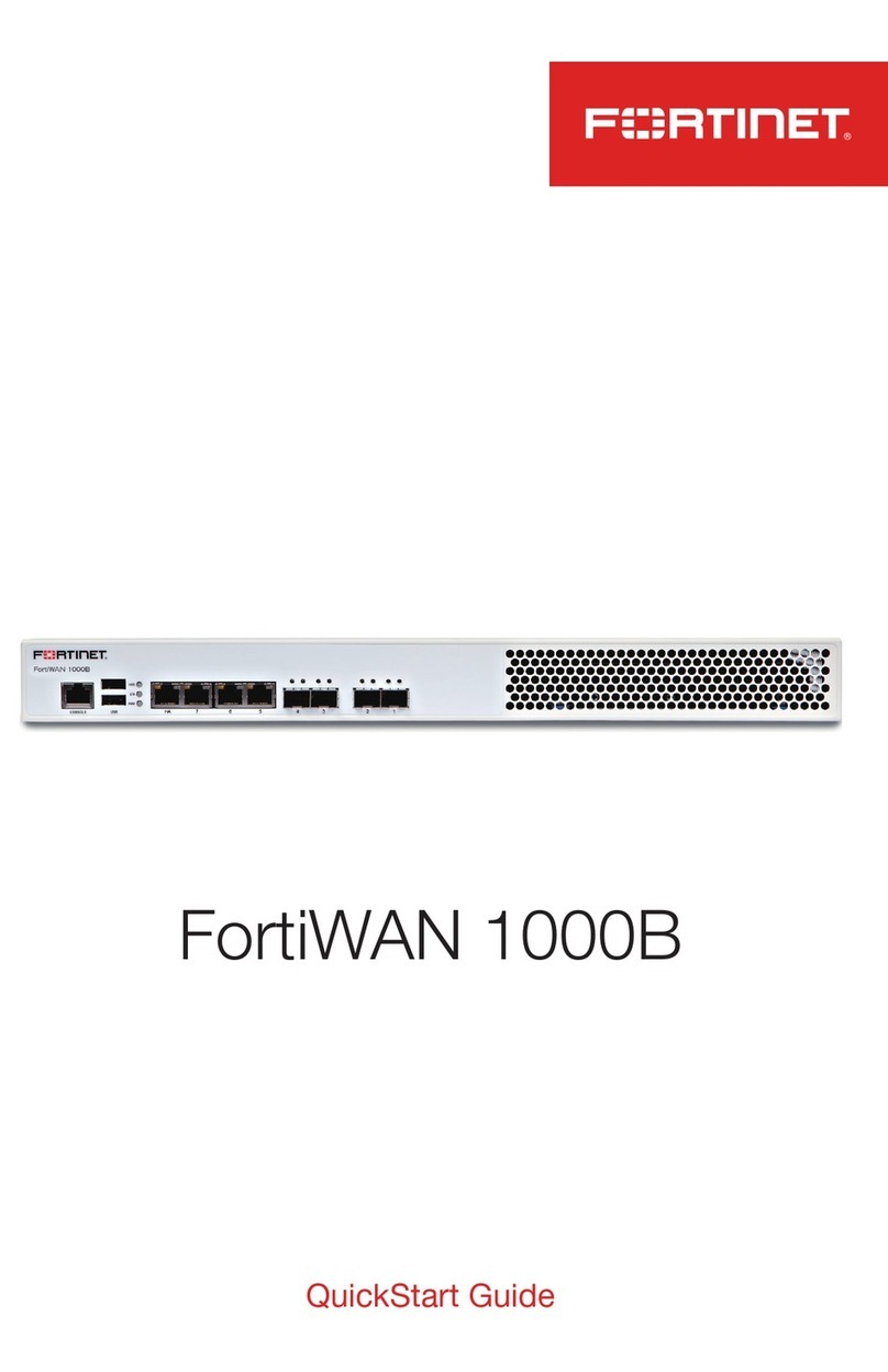 Fortinet FortiWAN 1000B User manual