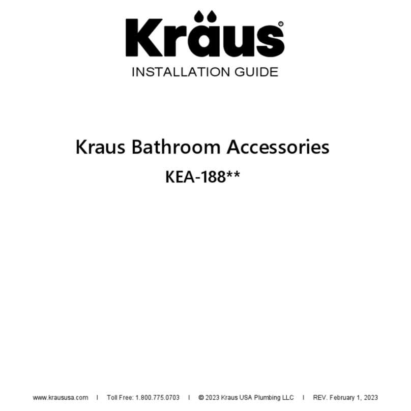 Kraus KEA-188 Series User manual