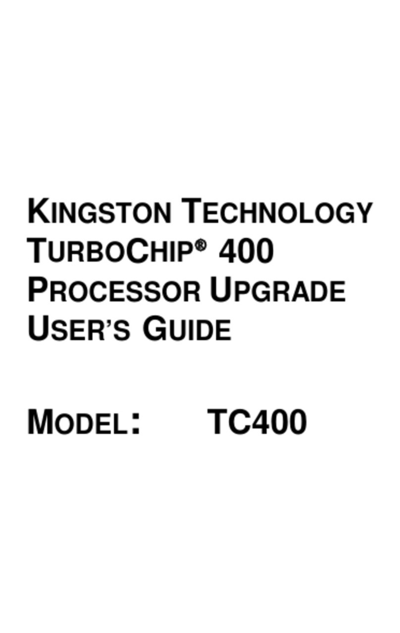 Kingston Technology TurboChip 400 User manual