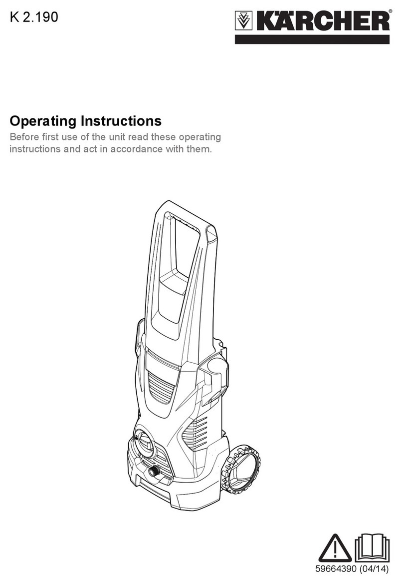 Kärcher K 2.190 operating instructions Kärcher K 2.190 operating instructions