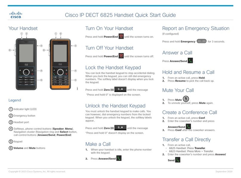 Cisco 6825 User manual
