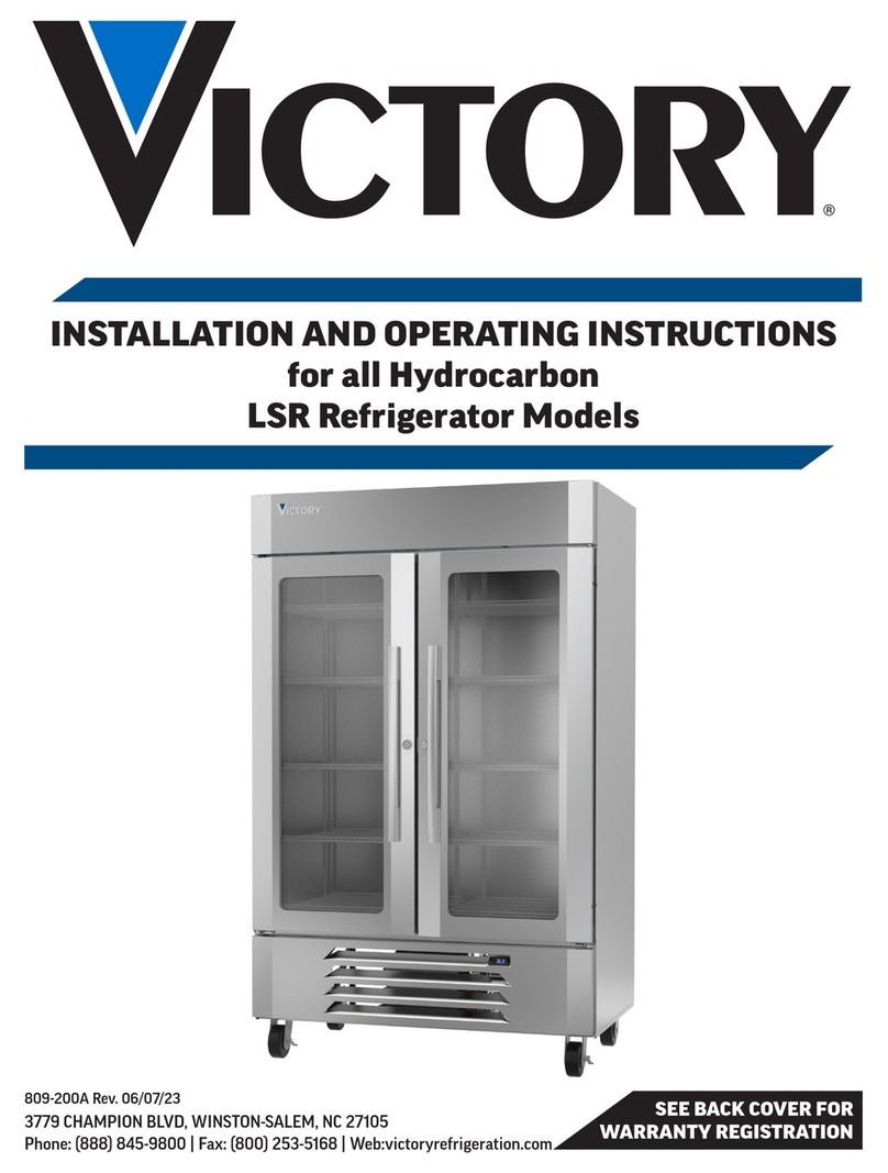Victory LSR23HC Installation and operating instructions