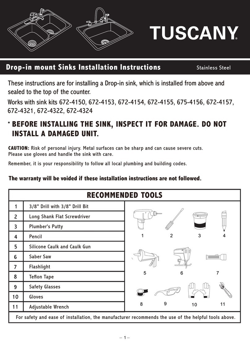 Tuscany 672-4150 installation instructions