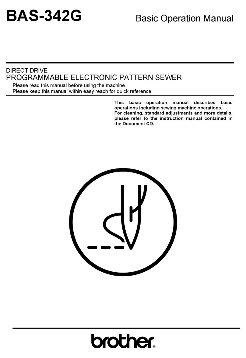 Brother BAS-342G PS Assembly instructions