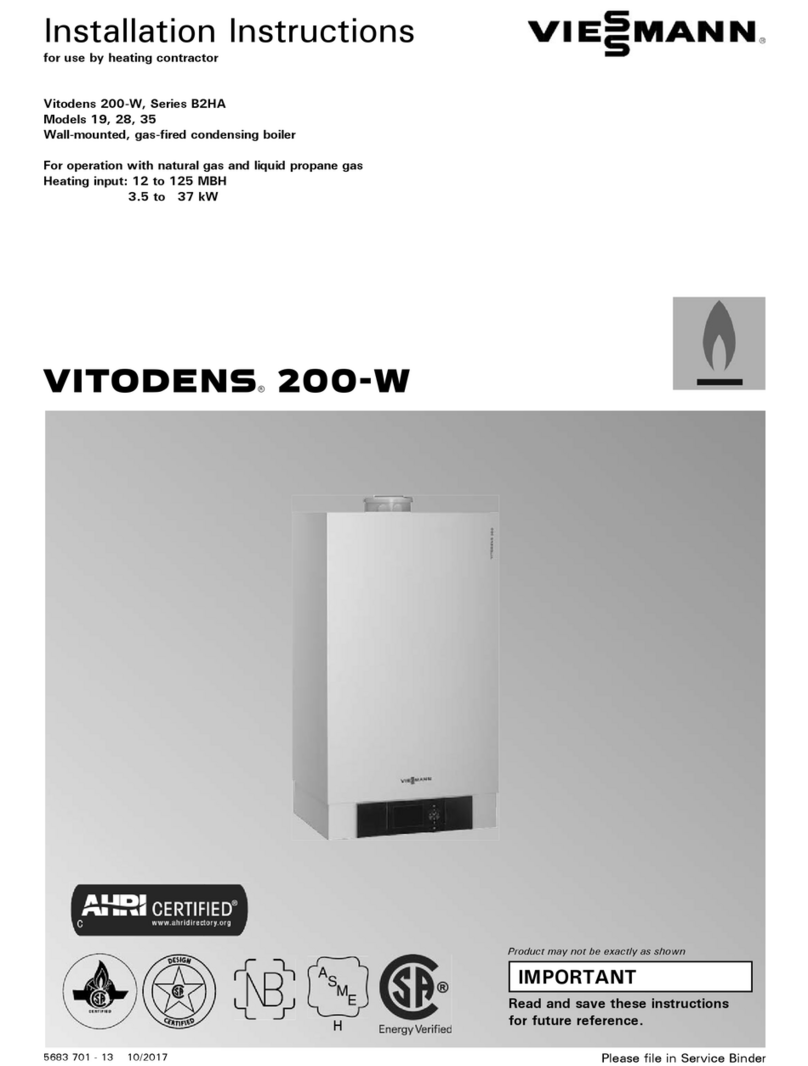 Viessmann B2HA 19 User manual Viessmann B2HA 19 User manual