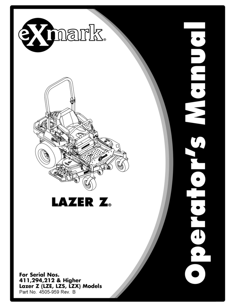 Exmark Lazer Z LZE User manual