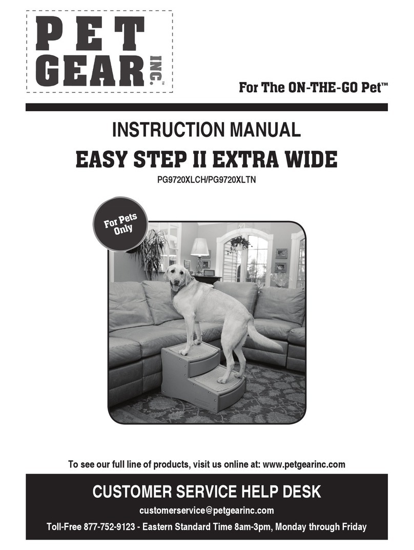 Pet Gear EASY STEP II EXTRA WIDE User manual