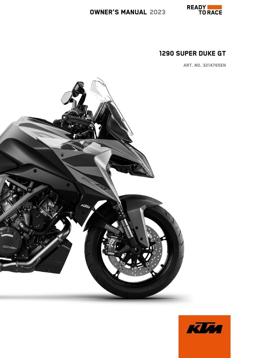 KTM 1290 SUPER DUKE GT 2023 User manual KTM 1290 SUPER DUKE GT 2023 User manual