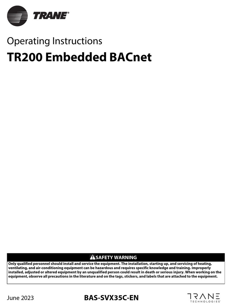 Trane TR200 Series User manual