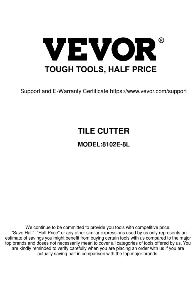 VEVOR 8102E-8L User manual