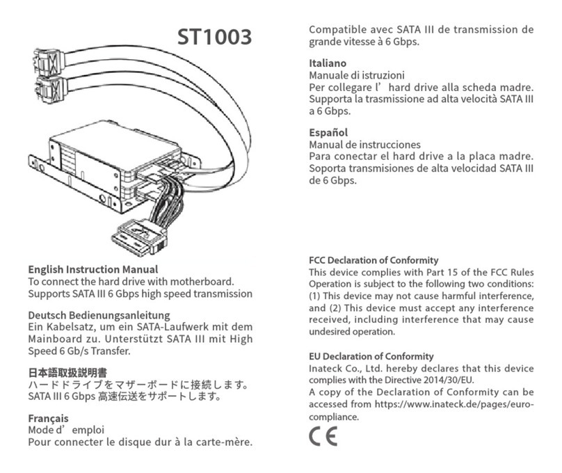 Inateck ST1003 User manual
