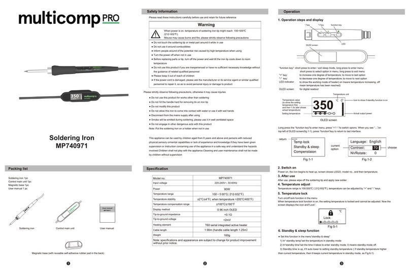 multicomp pro MP740971 quick start guide