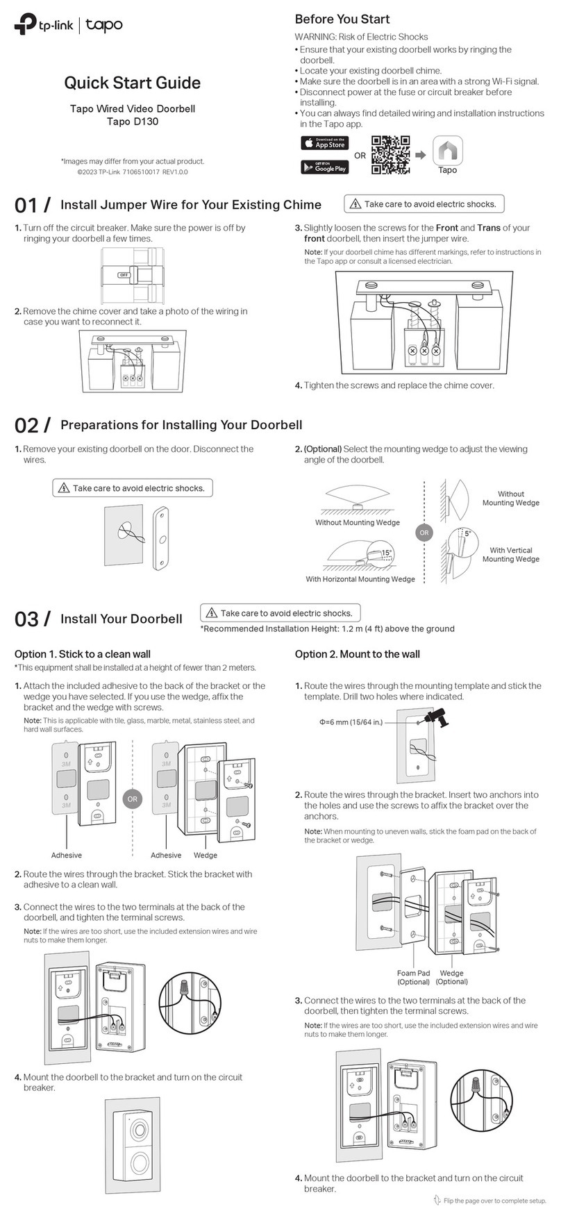 TP-Link Tapo D130 User manual TP-Link Tapo D130 User manual