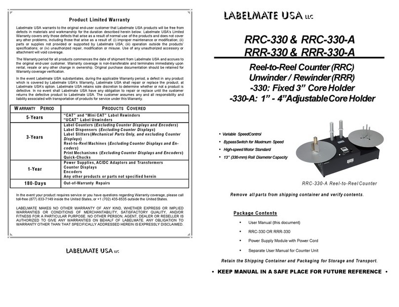 Labelmate RRC-330 quick start guide