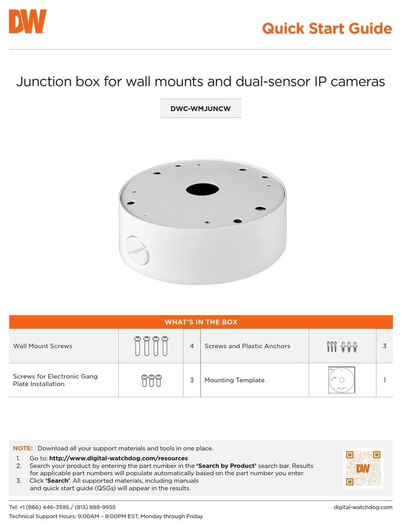 Digital Watchdog DWC-WMJUNCW User manual