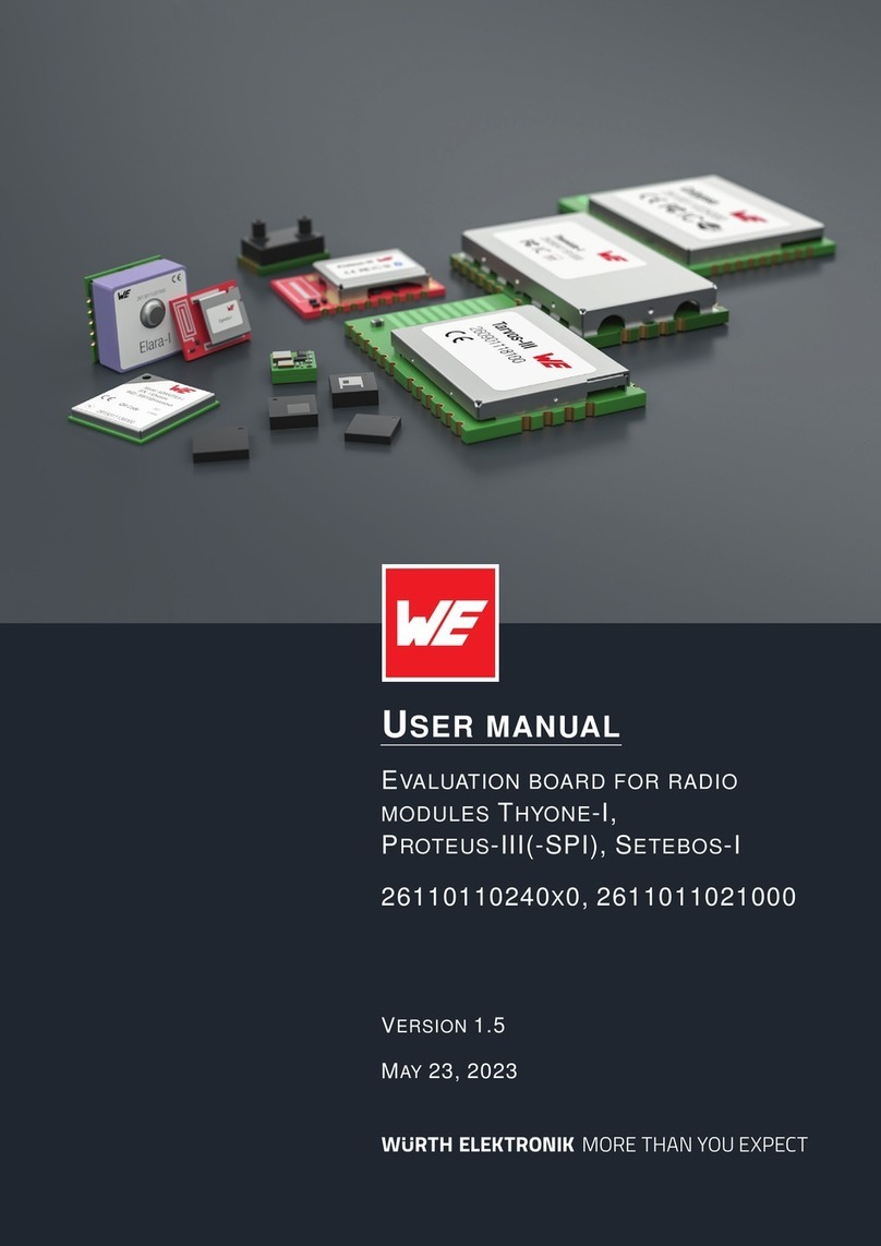 We 26110110240 0 Series user manual