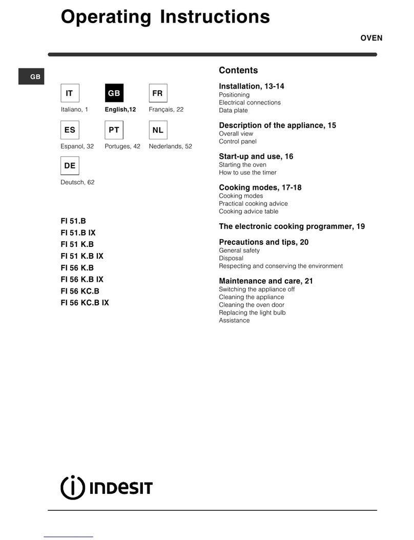 Indesit FI 51.B operating instructions