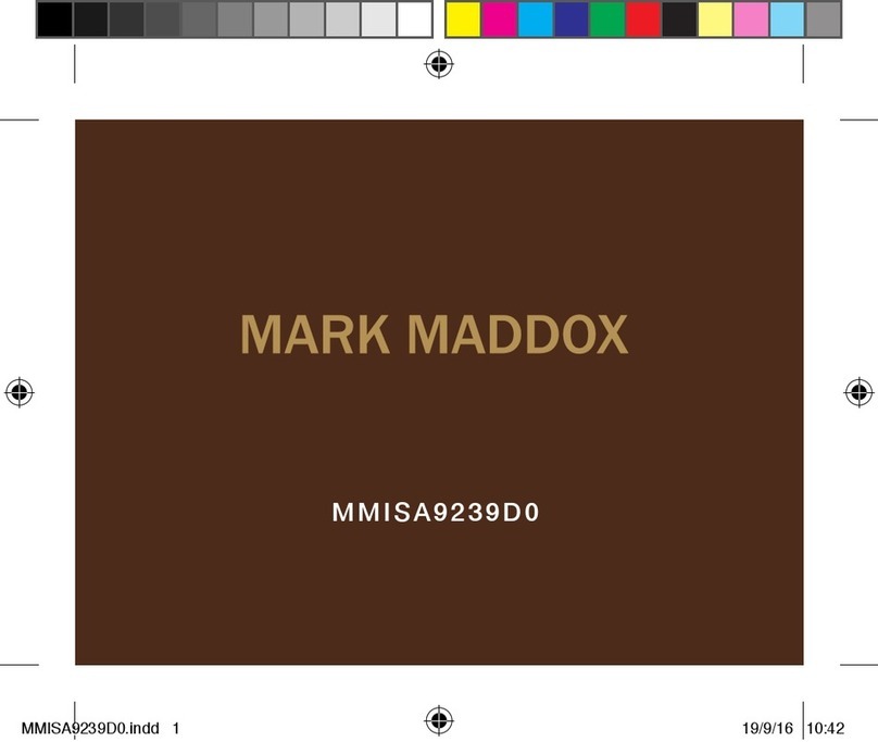 Mark Maddox MMISA9239D0 User manual Mark Maddox MMISA9239D0 User manual