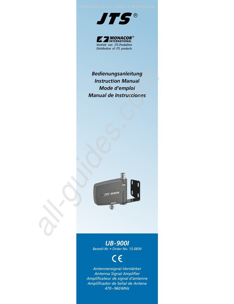 JTS UB-900I instruction manual