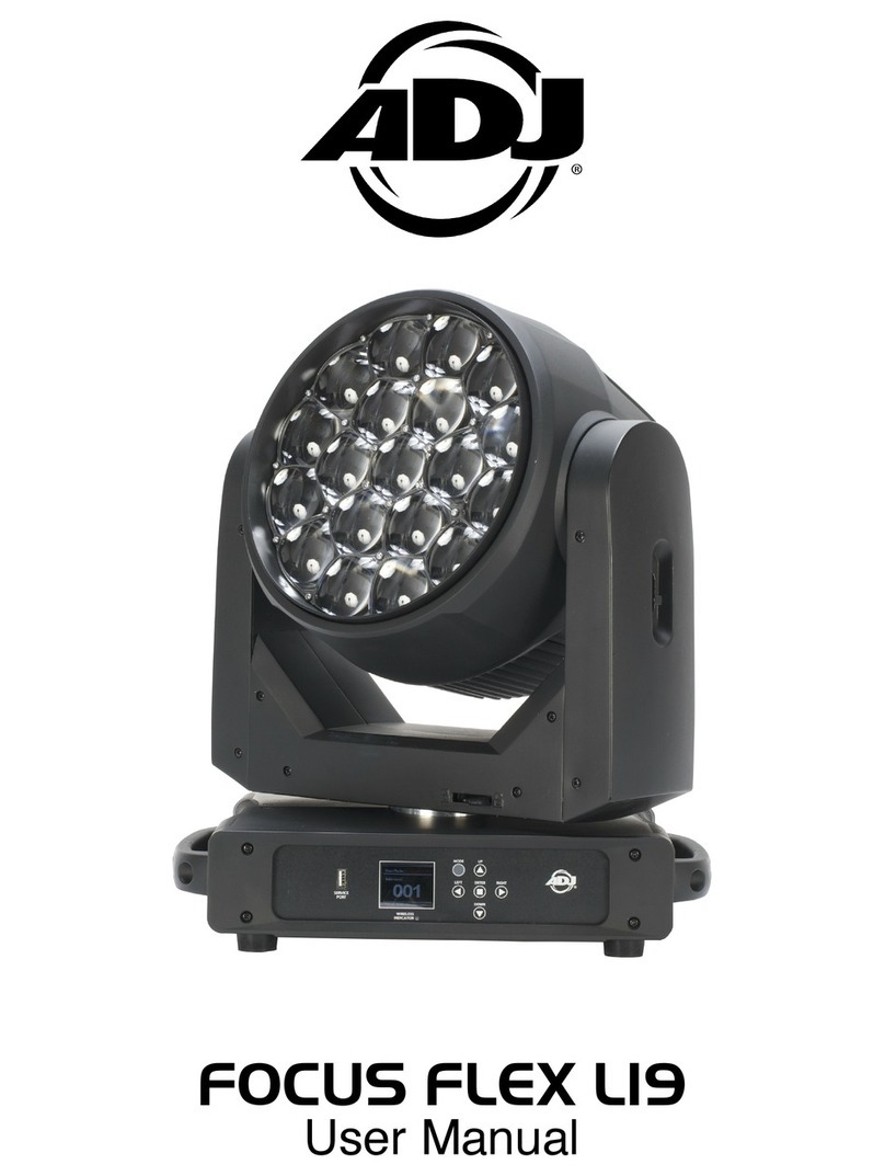 ADJ FOCUS FLEX L19 User manual ADJ FOCUS FLEX L19 User manual