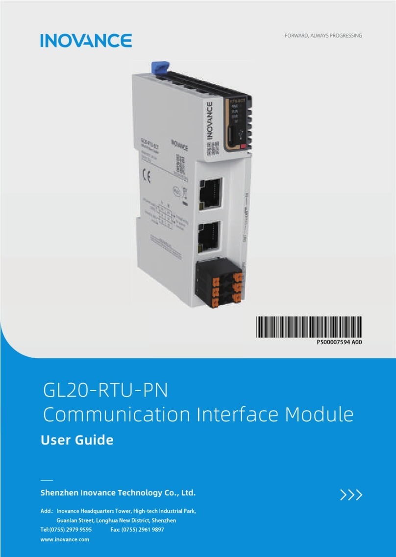 Inovance GL20-RTU-PN User manual