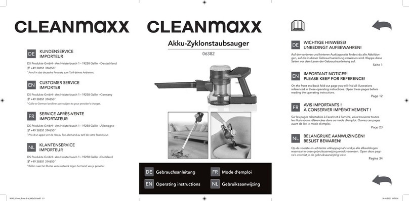 Cleanmaxx 06382 User manual