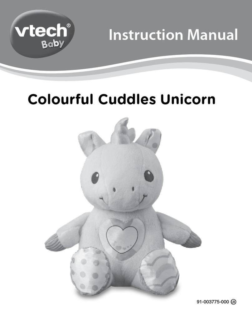 VTech Baby Colourful Cuddles Unicorn 528103 instruction manual