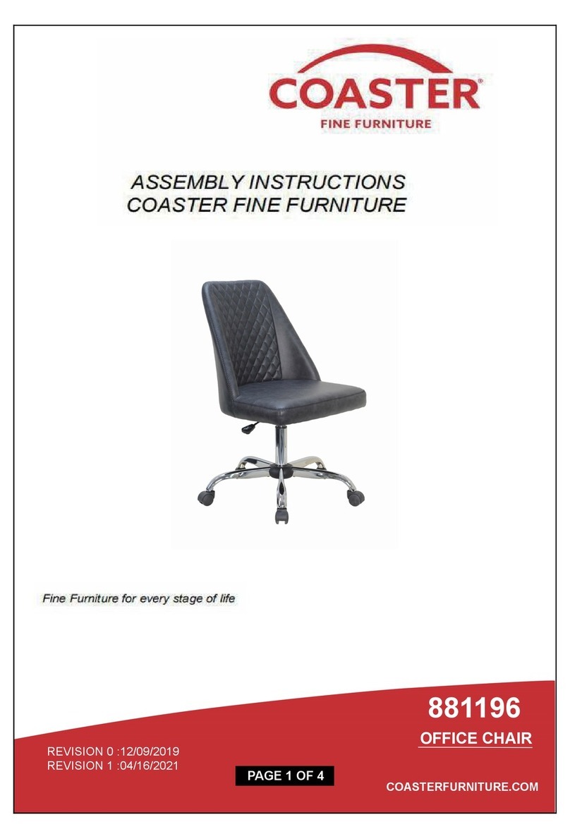 Coaster 881196 Assembly instructions Coaster 881196 Assembly instructions