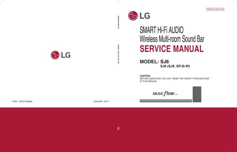 LG MUSICflow SJ6 User manual