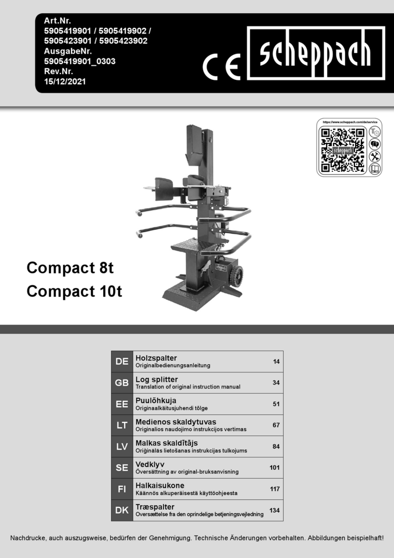 Scheppach Compact 8t Translation of original instruction manual