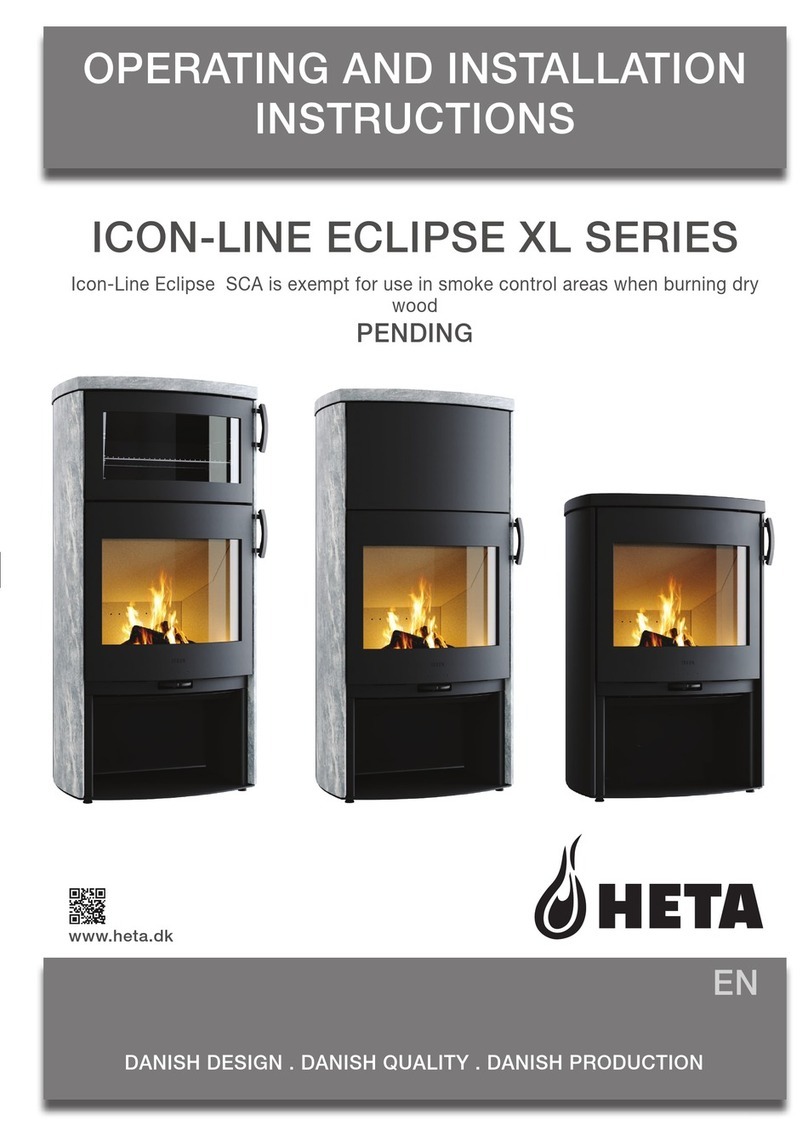 Heta ICON-LINE ECLIPSE XL Series Operating and installation instructions