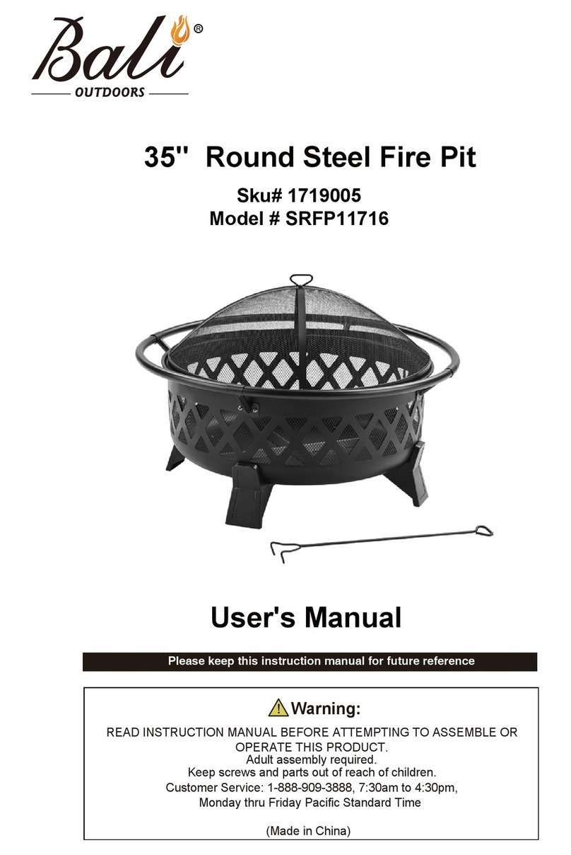 Bali SRFP11716 User manual