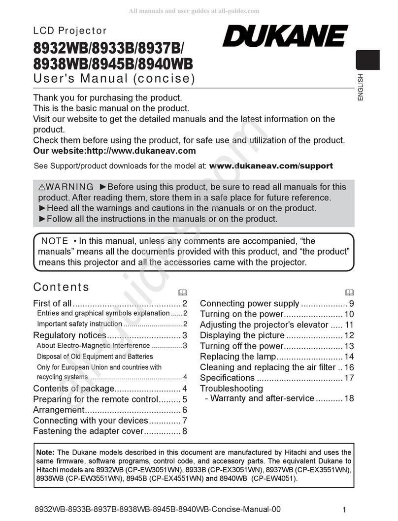 Dukane 8932WB user manual