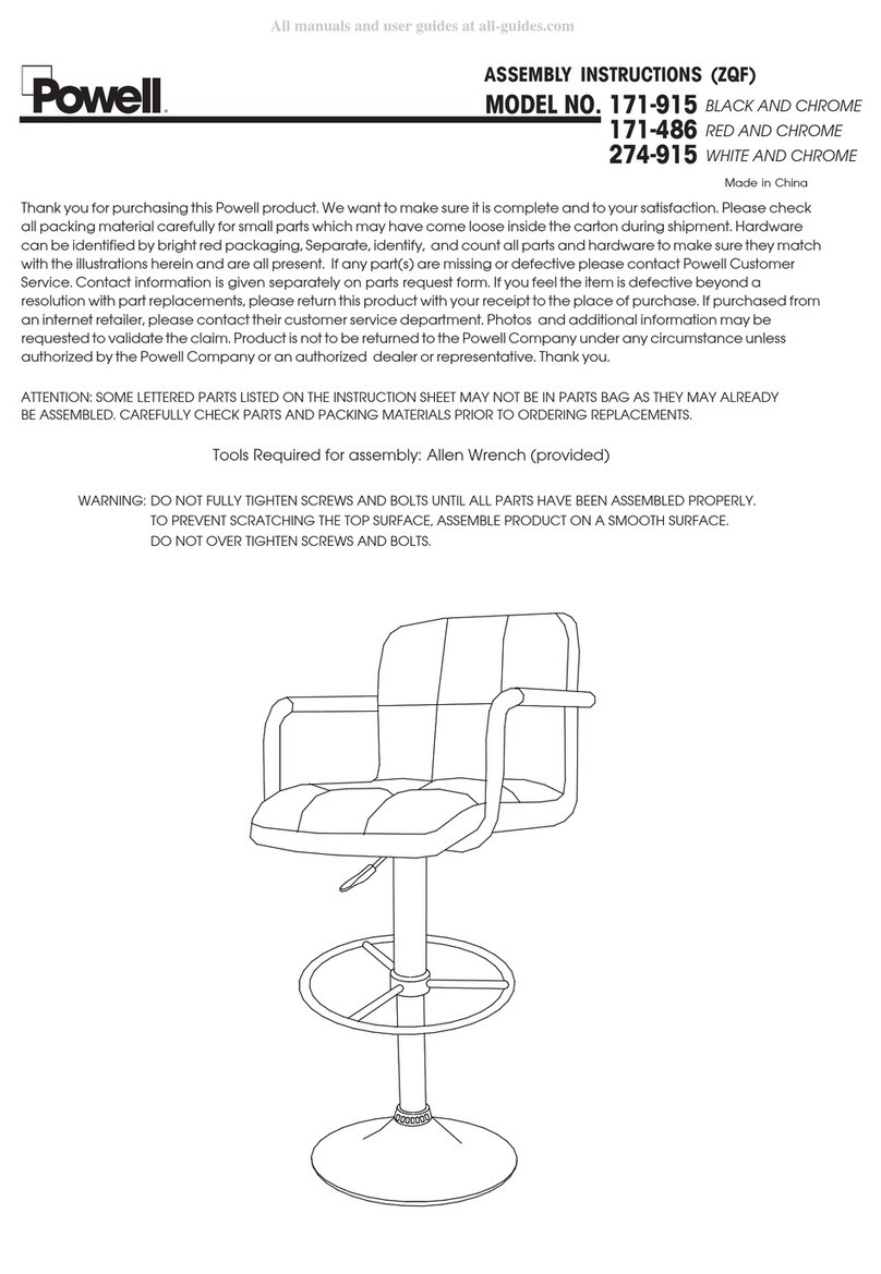 Powell 171-915 User manual Powell 171-915 User manual